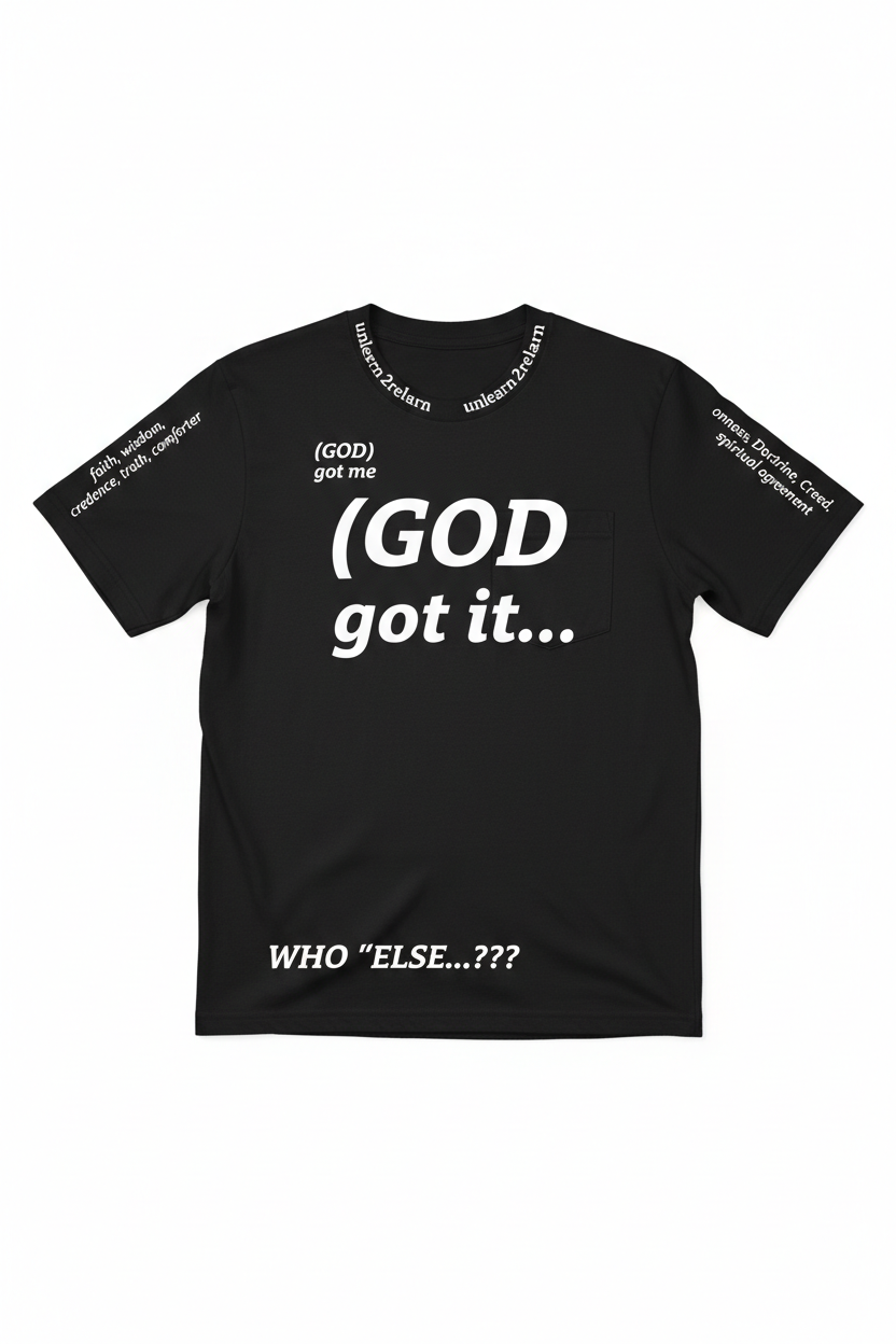 GOD got it... Italic Front View