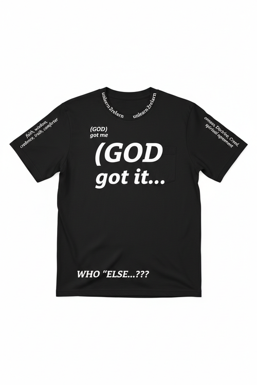 GOD got it... Italic Front View